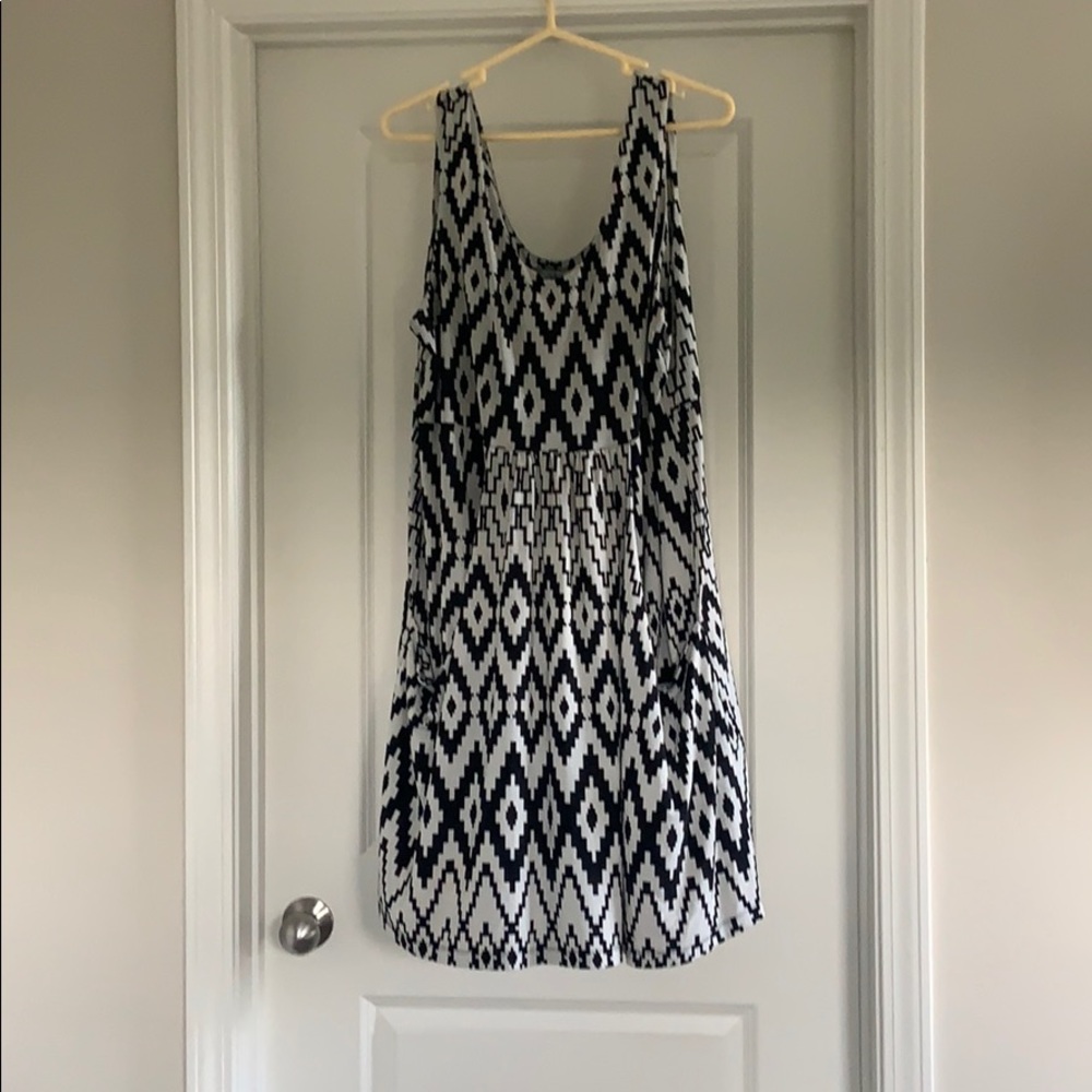 Black and white dress